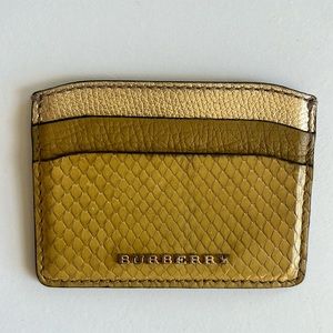Burberry leather cardholder
